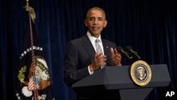 Le président américain Barack Obama, à Varsovie, Pologne, 8 juillet 2016.