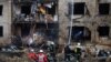 Ukrainian Apartment Dweller Works Hard to Cope After Russian Bombing
