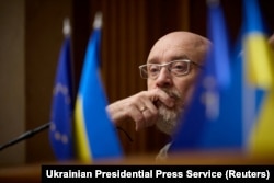 Menteri Pertahanan Ukraina Oleksii Reznikov di Kyiv, Ukraina, 28 Juni 2023. (Foto: via Reuters)