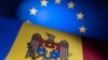 Zastave Moldavije i Evropske unije (REUTERS/Dado Ruvić)