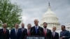  U.S. Senator Rick Scott (R-FL) speaks during a press conference calling on U.S. President Joe Biden to negotiate with Republicans in order to make a deal on raising the debt ceiling on Capitol Hill in Washington, U.S., May 3, 2023. REUTERS/Craig Hudson/File Photo