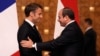 Le président français Emmanuel Macron et son homologue égyptien Abdel Fattah al-Sissi.