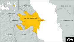 Peta Azerbaijan dan Armenia