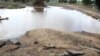 A garden washed away by floods in Chikwawa district, Malawi, Feb. 5, 2022.