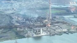 Rain of Fire Hits Ukrainian Steel Plant 