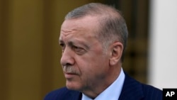 Presidenti turk Recep Tayyip Erdogan (Ankara, 16 maj 2022)