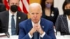 Presiden AS Joe Biden dalam KTT para pemimpin Quad di Tokyo, Jepang Selasa (24/5). 