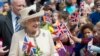 La reine d'Angletterre Elizabeth II.
