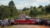 A marching campaign against female genital mutilation, Trans Mara District, Kenya, April 21, 2007.