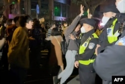 Protesti u Šangaju, 27. novembar 2022.