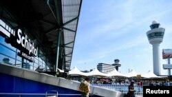 FILE - A general view of Schiphol Airport in Amsterdam, Netherlands, June 16, 2022. 