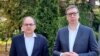 Visoki predstavnik u BiH Kristijan Šmit i predsednik Srbije Aleksandar Vučić u Beogradu