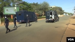 'Yan sandan kwantar da tarzoma na jamhuriyar Nijar. 