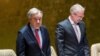 ကုလသမဂ္ဂအတွင်းရေးမှူးချုပ် Antonio Guterres ကို နယူးယောက်ကုလသမဂ္ဂဌာနချုပ်မှာ ၂၀၂၃ ဖေဖော်ဝါရီ ၆ရက်နေ့က တွေ့ရစဉ်
