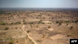 Une photo prise près de Paoua, dans le nord-ouest de la République centrafricaine, préfecture de Ouham-Pende, le 28 décembre 2017.