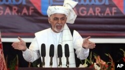 افغانستان کے صدر اشرف غنی ۔ فائل فوٹو