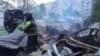 Aftermath of a Russian missile attack in Kharkiv