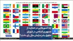 چه کشورهایی در حمایت از جمهوری اسلامی در شورای حقوق بشر سازمان ملل رای دادند؟