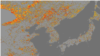 5월 23~29일 사이 한반도 일대 가뭄 상황을 보여주는 미 국립해양대기청(NOAA) 자료. '심각'을 나타내는 검붉은색 점을 북한 곳곳에서 볼 수 있다. 자료=NOAA
