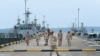 Angkatan Laut Kamboja di pangkalan laut Ream di provinsi Preah Sihanouk, 26 Juli 2019. (Foto: FILE: TANG CHHIN Sothy/AFP)
