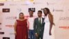 Some of the Cast members of 'Watu wote' at the premier of the Film, Jan. 23, 2108. (R. Ombuor/VOA). 