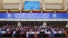  ပြည်ထောင်စုငြိမ်းချမ်းရေး ညီလာခံ ၂၁ ရာစုပင်လုံညီလာခံ တက်ရောက်လာကြသူများ။ 