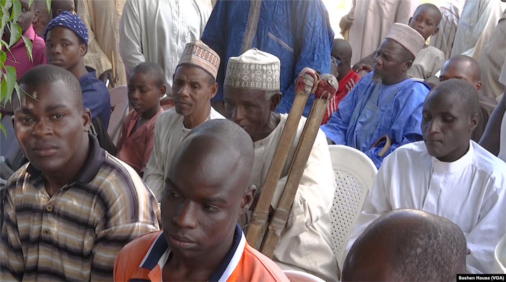 Wasu nakasassu sun halarci Bikin Ranar Tunawa Da Nakasassu A Maiduguri, Disemba 4, 2017 