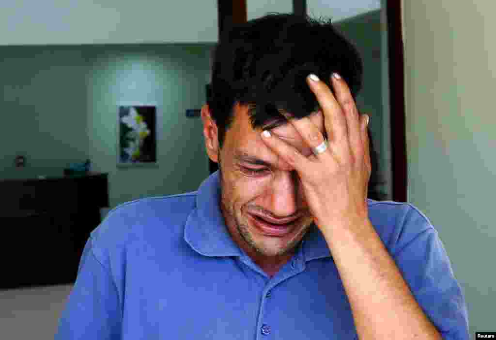 Abdullah Kurdi, father of three-year old Aylan Kurdi, cries as he leaves a morgue in Mugla, Turkey, Sept. 3, 2015. The family of Aylan, a Syrian toddler whose body washed up on a Turkish beach, had been trying to emigrate to Canada after fleeing the war-torn town of Kobani, one of their relatives told a Canadian newspaper. A photograph of the tiny body of Aylan washed up in the Aegean resort of Bodrum swept social media, spawning sympathy and outrage at the perceived inaction of developed nations in helping refugees.