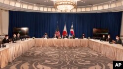 지난 9월 76차 유엔총회가 열린 뉴욕에서 미한일 외교장관 회담이 열렸다.