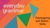 Thanksgiving and English Grammar 