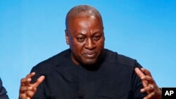 Le président ghanéen John Mahama, 10 novembre 2015