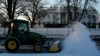 Une tempête de neige arrive à Washington D.C.