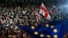 Thousands rally again in Georgia to protest Oct. 26 parliamentary election they say was rigged