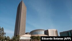 Le bâtiment de l'Union africaine à Addis-Abeba, en Éthiopie.