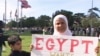 Anti-Mubarak Activists Stage Rally in Los Angeles