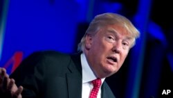 Donald Trump, candidat à l'investiture du parti républicain (AP Foto/José Luis Magaña)
