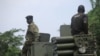 Mampinga ma Uganda ba UPDF na Mbau-Kamango, na zela ya Beni, Nord-Kivu, 8 décembre 2021.