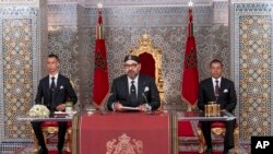 Le roi Mohammed VI à son palais royal, le 30 juillet 2019.