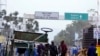 A view of the Poids Lourd checkpoint on the border between Congo and Rwanda, Aug. 1, 2019.