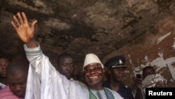 FILE - It's not clear whether Sierra Leone's President Ernest Bai Koroma, pictured in Freetown in November 2012, will sign a bill that would expand legal abortion in his country.