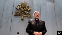 Le cardinal George Pell au Vatican, le 29 juin 2017. 