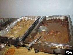 Chicken opor and beef semur