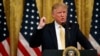 Presiden Donald Trump berpidato dalam KTT Media Sosial di Ruang Timur (East Room) Gedung Putih, Washington, D.C., 11 Juli 2019. 