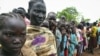 Sudanese refugees who escaped violence at the Yida refugee camp in South Sudan, June 30, 2012.