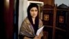 Pakistan's Foreign Minister Hina Rabbani Khar arrives to speak at a press conference in Islamabad, Pakistan, Thursday, Jan. 10, 2013.