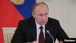 Presiden Rusia Vladimir Putin mengatakan ia bertekad akan memerangi teroris hingga mereka hancur (foto: dok). 