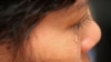 In this photo taken on Tuesday, Aug. 16, 2011, Cambodian maid Hok Pov, 31, cries as she speaks during an interview in Petaling Jaya, near Kuala Lumpur, Malaysia. Hok Pov may be poor but she had never been beaten or gone hungry until she came to work in Malaysia. 