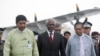 စစ်တွေလေဆိပ်ကို ရောက်လာသည့် Kofi Annan