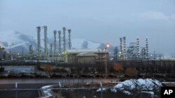 FILE - This Jan. 15, 2011, photo shows the heavy water nuclear facility near Arak, 150 miles (250 kilometers) from the capital Tehran, Iran. 