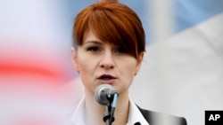 Maria Butina (30 tahun), tertuduh mata-mata Rusia yang ditahan Amerika. 